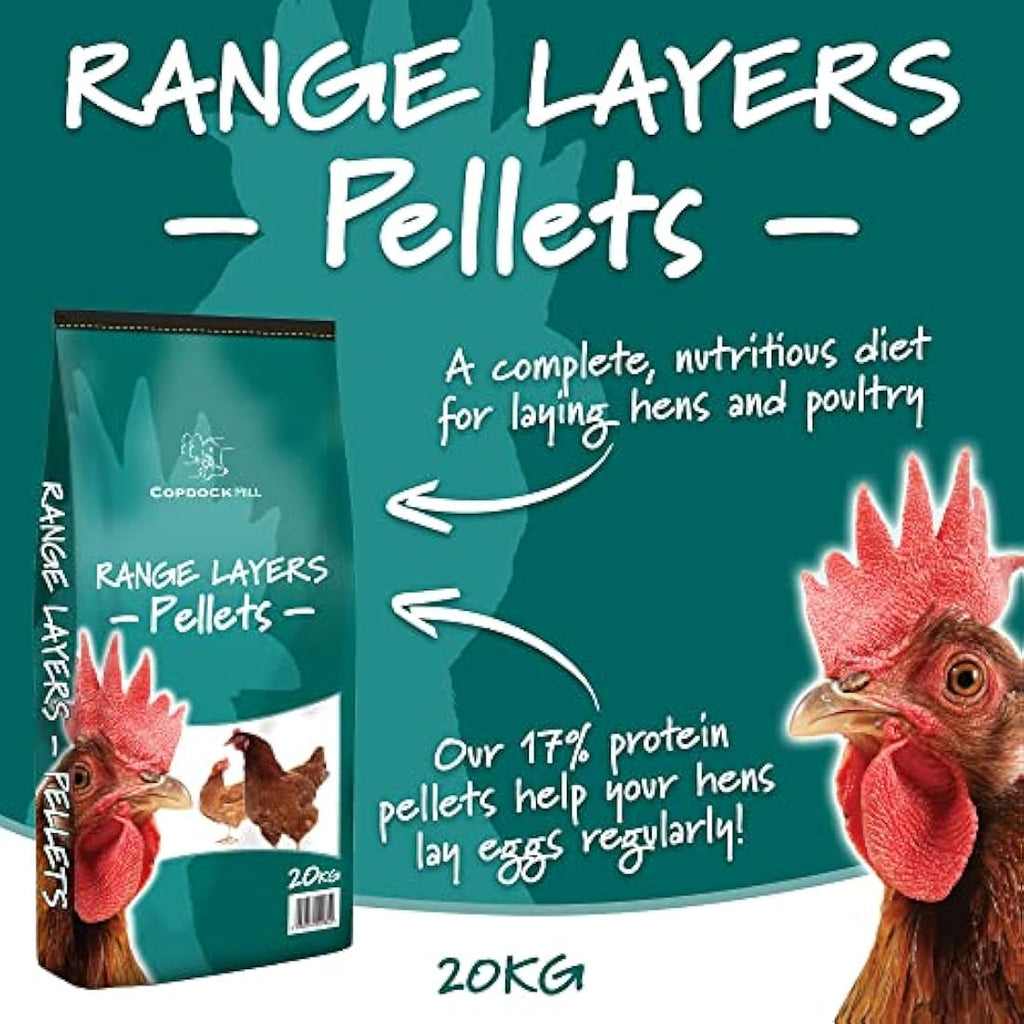 Copdock Mill Layers Pellets 20kg – High Protein Poultry & Chicken Feed