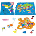 Imagimake Mapology World Map Jigsaw Puzzle with Flags & Capitals – 78 Pieces