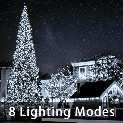 JXLEDAYY 1000 LED Outdoor String Lights | 403ft Waterproof Fairy Lights