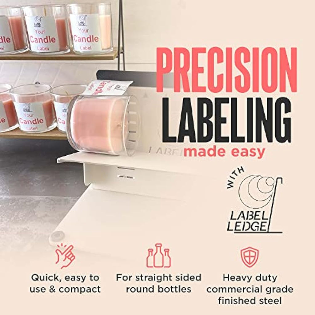 Label Ledge – Manual Label Applicator Machine for Bottles and Jars