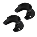 KAFENDA Stainless Steel Wall-Mounted Rod Brackets - 1.26 Inch, 2-Pack