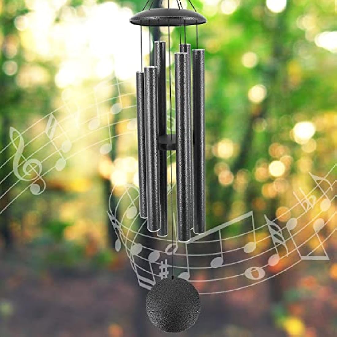ASTARIN 45-Inch Memorial Wind Chimes | Deep Tone Metal Outdoor Decor