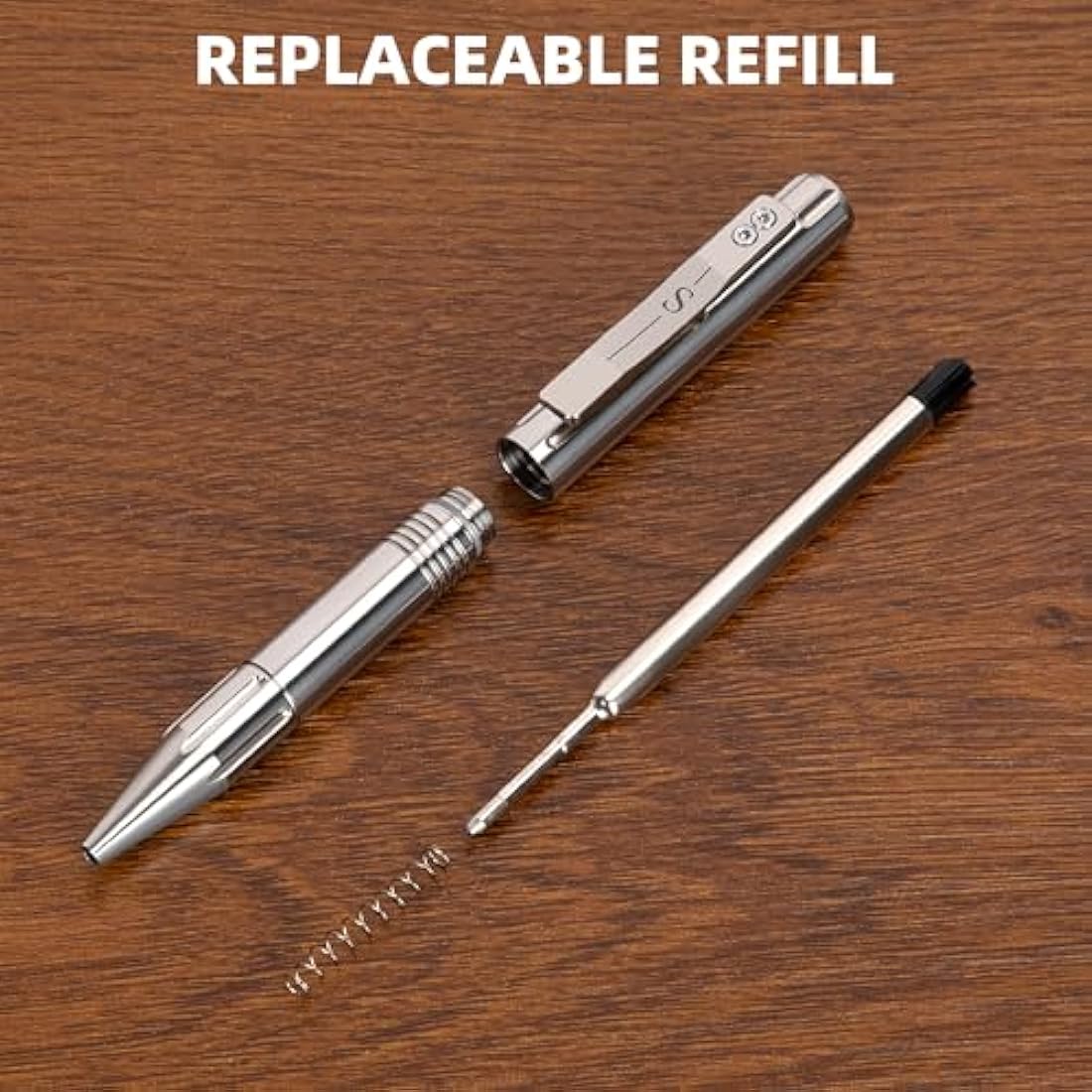 SMOOTHERPRO Titanium Bolt Action Pen | Parker Refill Compatible – Multicolor