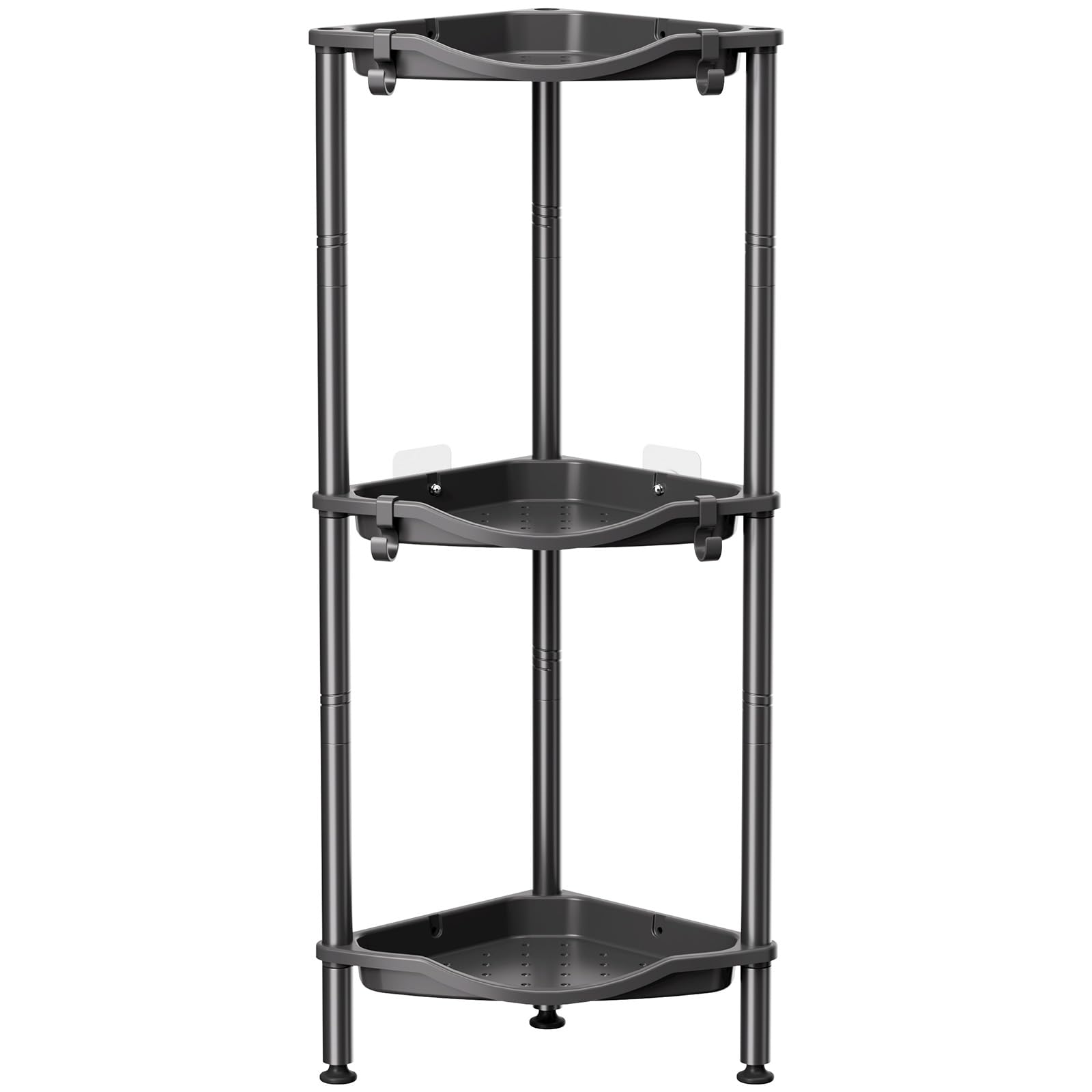 Lifewit 3-Tier Corner Shower Caddy – Rustproof Metal Bathroom Stand
