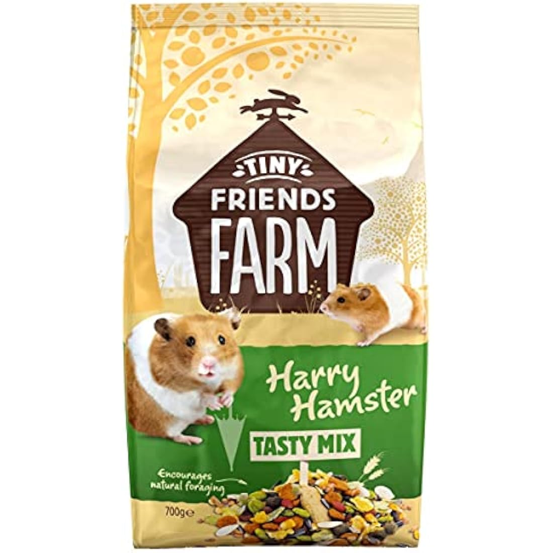 Supreme Tiny Friends Farm Harry Hamster Tasty Mix - 700g (Pack of 2)