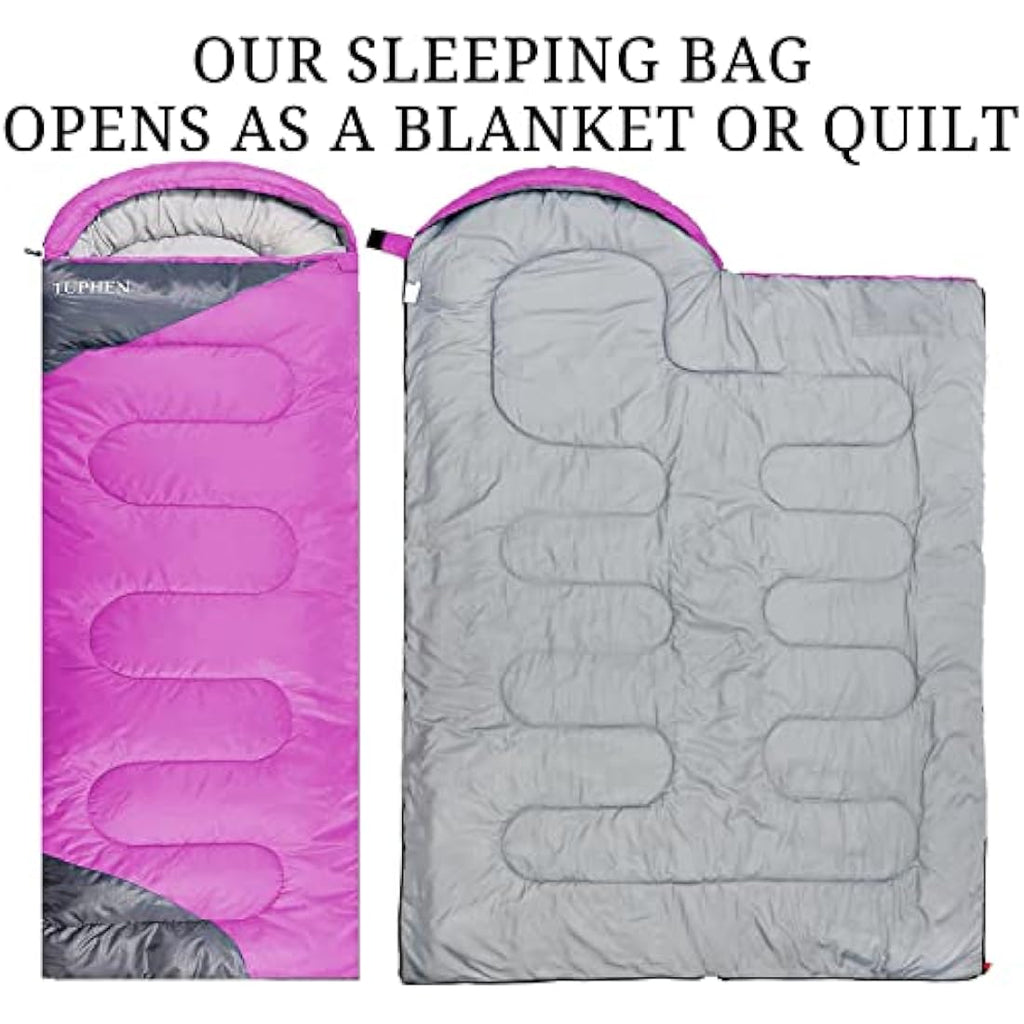 Tuphen XL Sleeping Bag | 3-4 Season Waterproof Nylon Camping Gear