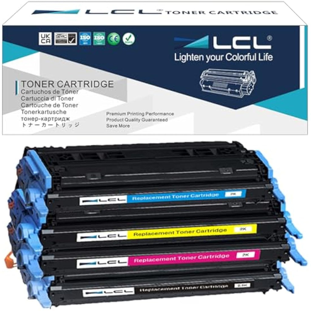 LCL 124A Remanufactured Toner Cartridge 4-Pack for HP LaserJet 2600n