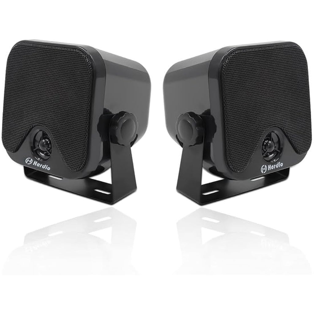 Herdio 120W Waterproof Outdoor Marine Speakers | 4-Inch Coaxial Pair