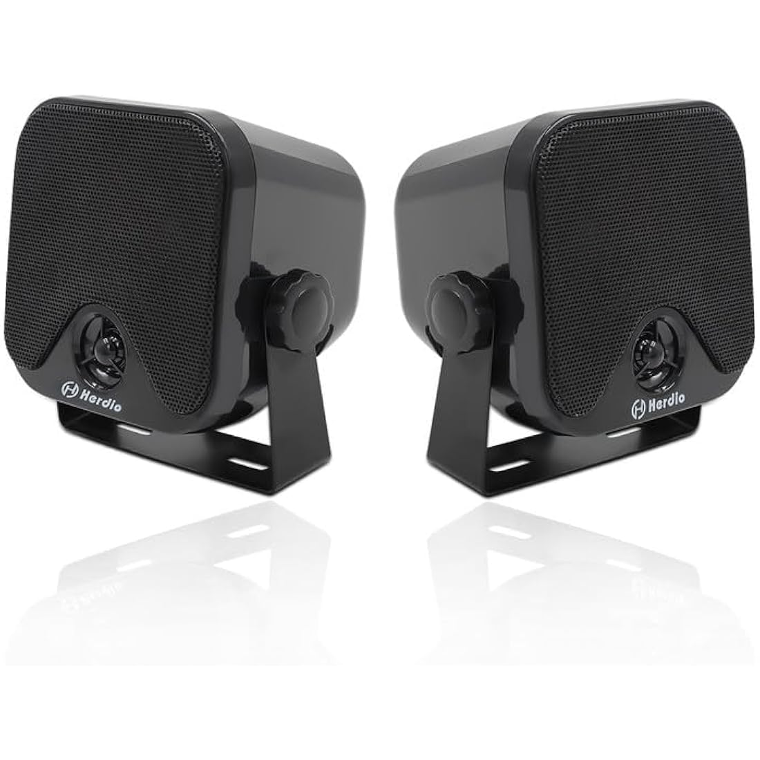 Herdio 120W Waterproof Outdoor Marine Speakers | 4-Inch Coaxial Pair