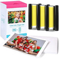 Wonfoucs KP-108IN Ink and Photo Paper Set for Canon Selphy CP1300 CP1500