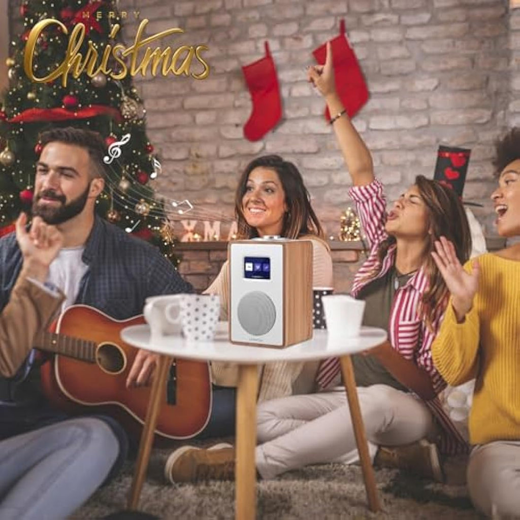 LEMEGA CR4 DAB/DAB+ Digital Radio with Bluetooth and Alarm - Walnut