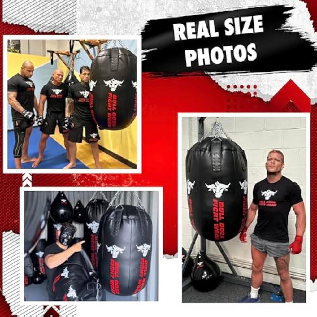 Bull Doza Bullet Punch Bag | 100kg Heavy-Duty Self-Fill Boxing Bag