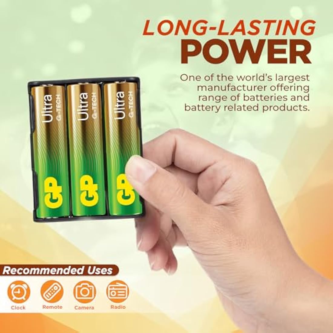 GP Ultra Alkaline AAA Batteries – 80 Pack Long Lasting 1.5V Bulk Box
