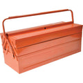 Bahco 3149-OR 5-Tray Cantilever Metal Toolbox – Orange 550mm (22in)