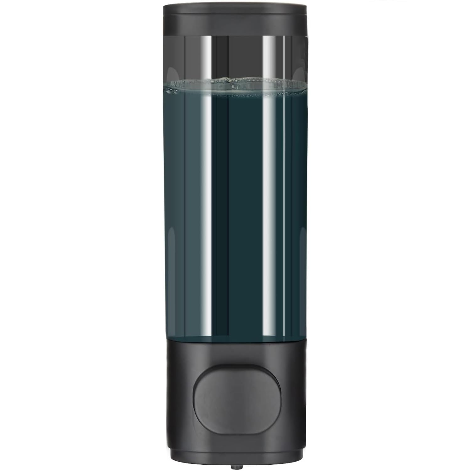 Jolof Store Wall Mounted Soap Dispenser – 300mL Black Shampoo Holder