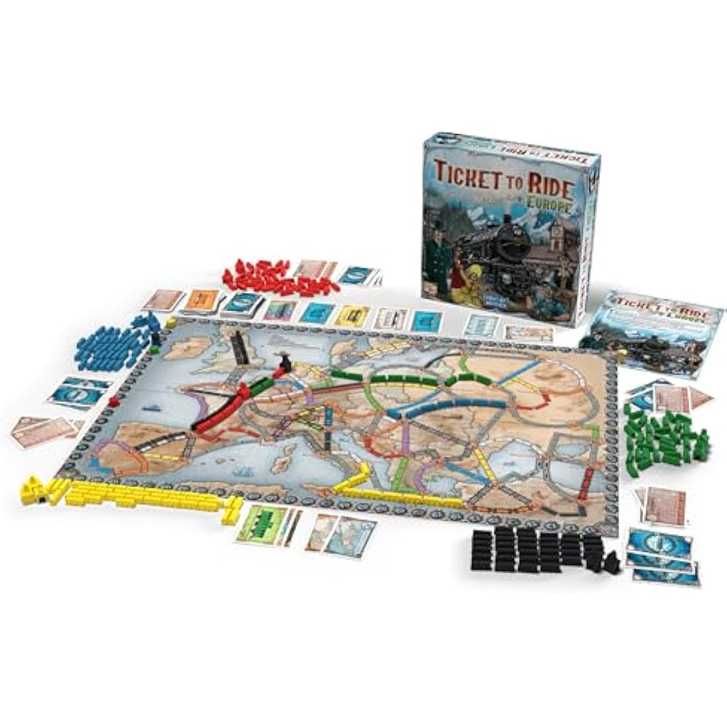 Days of Wonder Ticket to Ride Europe Strategy Board Game, Ages 8+