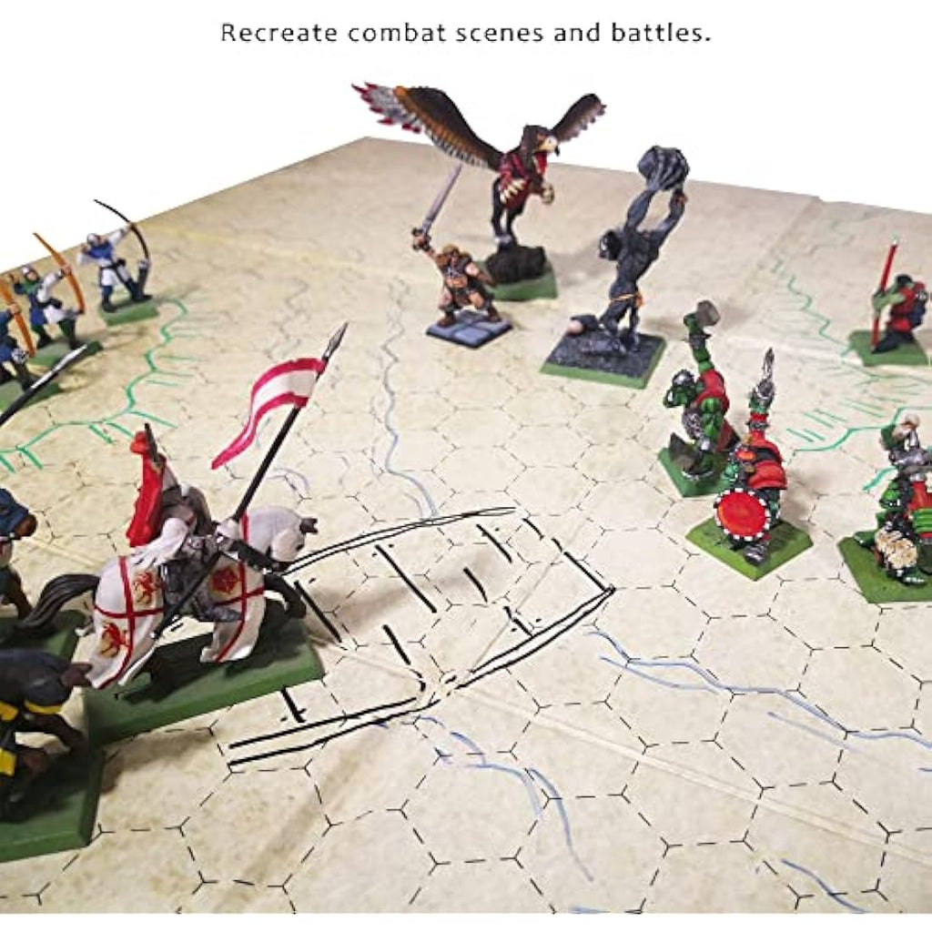 Doctor Frikistein Dry Erase Battle Mat – Double-Sided RPG Grid Board