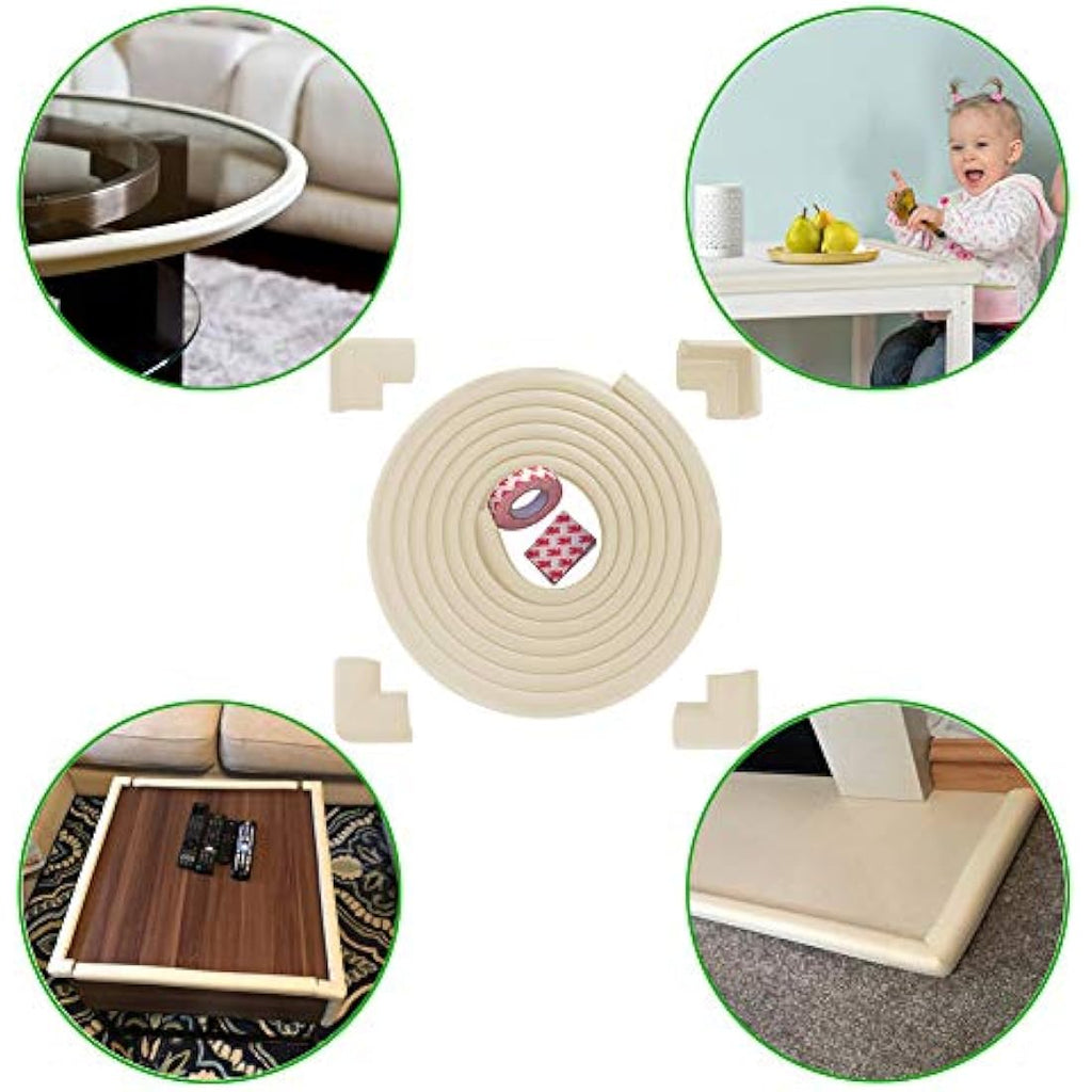 Jolof Store Baby Proofing Edge & Corner Guards – High-Density Foam Set