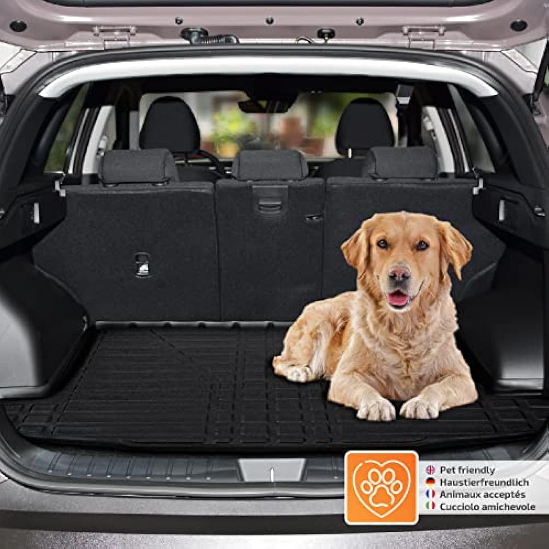 SCOUTT Boot Liner for Clio mk3 2005-2012 | Anti-Slip Rubber Boot Mat