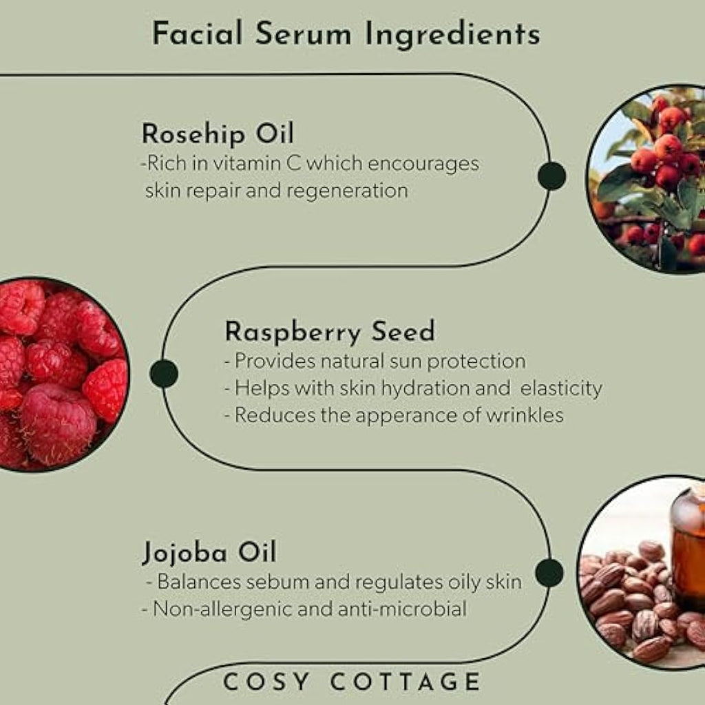 Cosy Cottage Natural Skincare Duo | Chamomile Remover & Rosehip Serum