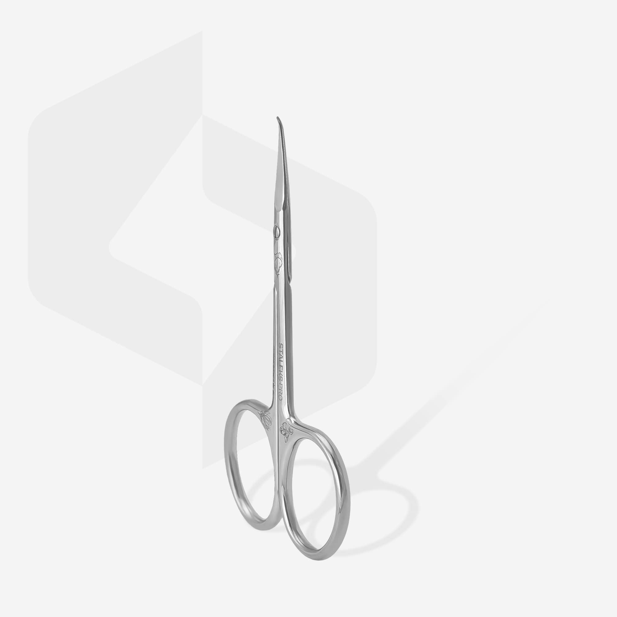 Staleks Pro Exclusive Cuticle Scissors | 23mm Magnolia Pattern SX-23/2m