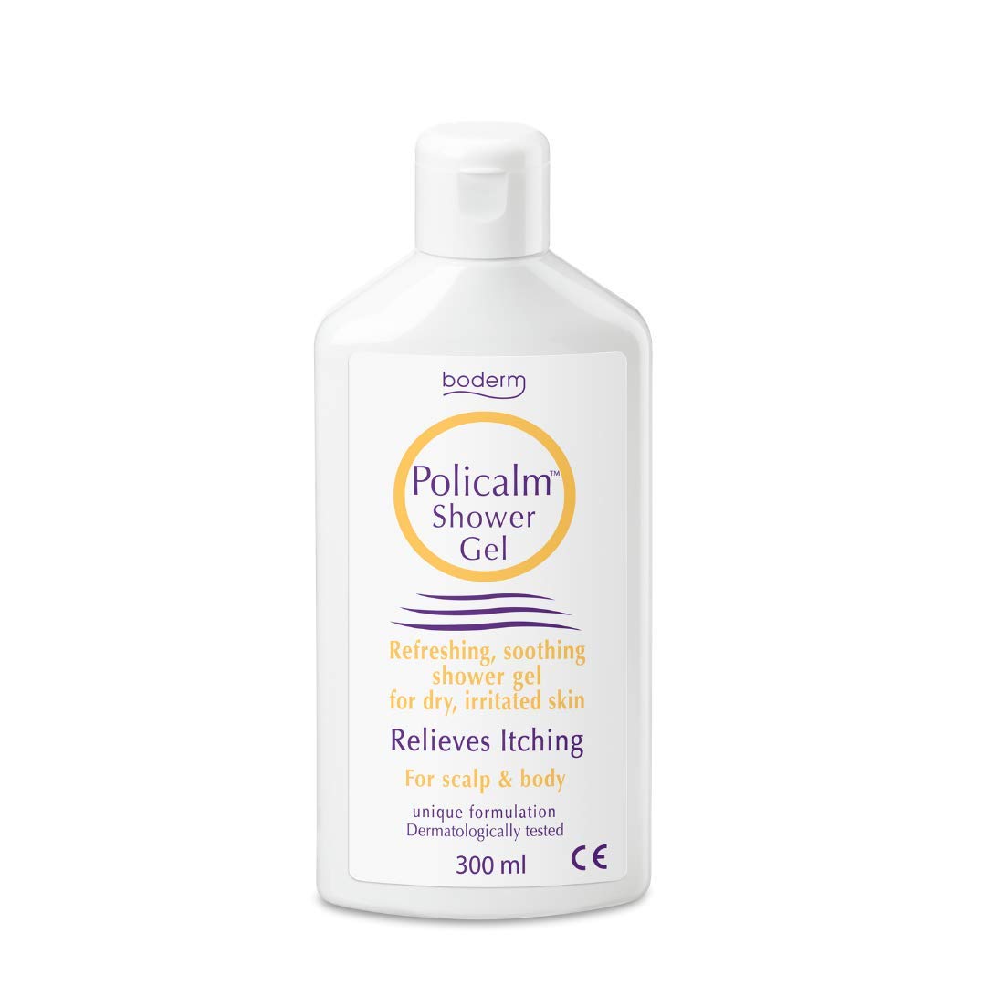 Boderm Policalm Shower Gel 300ml | Soothing Wash for Dry Itchy Skin