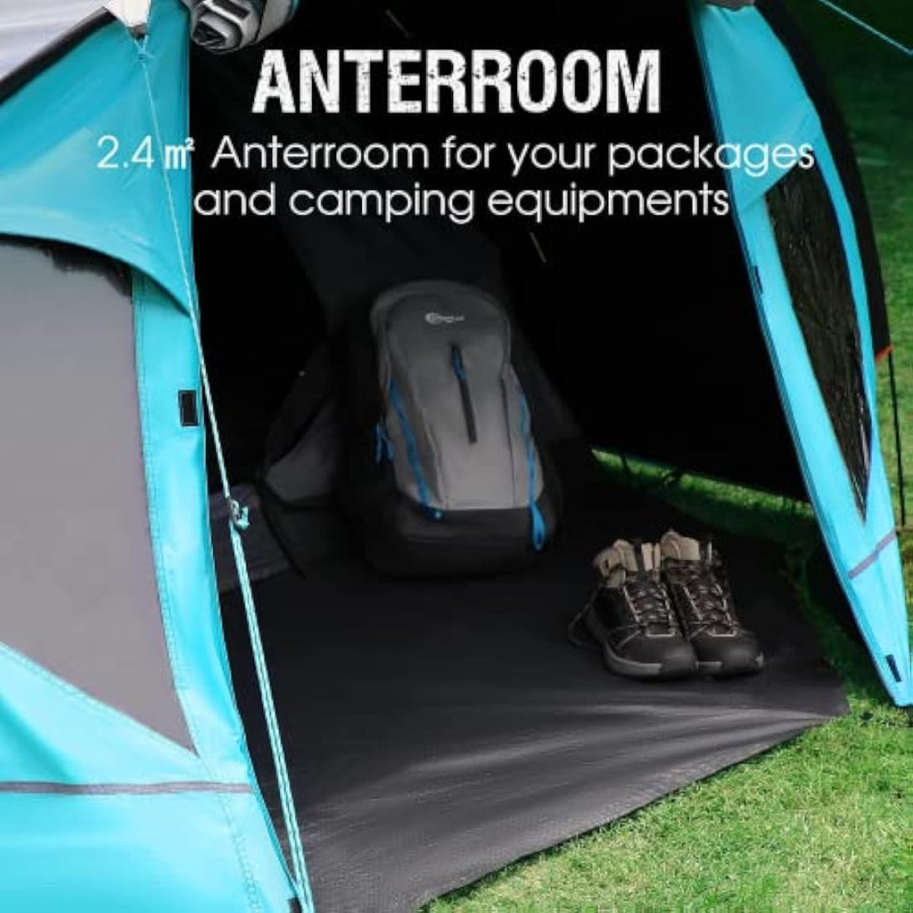 Portal 4-Person Blackout Camping Tent | 4000mm Waterproof Dome