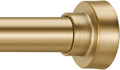 YNL Gold Tension Shower Curtain Rod – 34-82" Adjustable No-Drill Rod