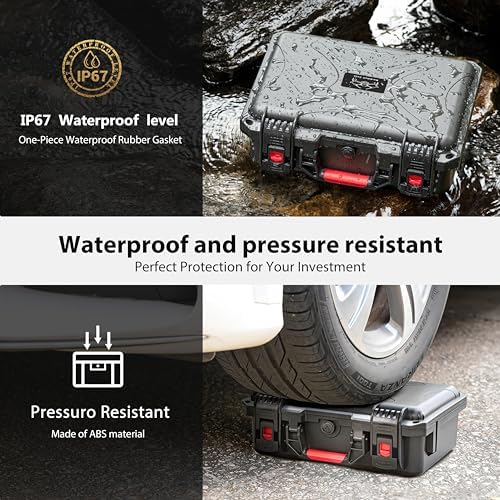 STARTRC DJI Mini 4 Pro Hard Case – Waterproof Dual Layer Carrying Case