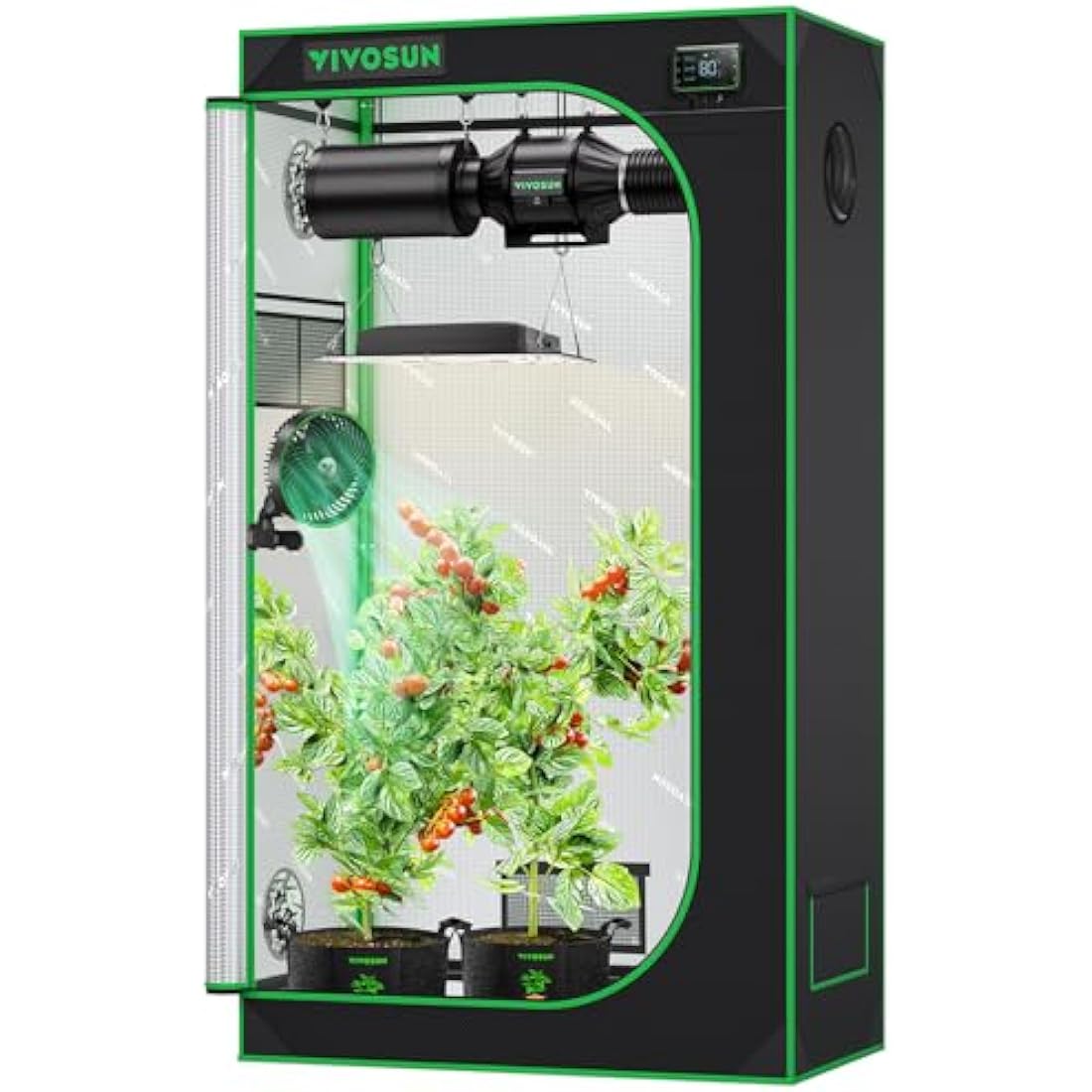 VIVOSUN 90x50x160cm Mylar Grow Tent | Reflective Hydroponic Indoor Tent