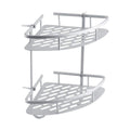 Ejoyous 2-Tier Corner Shower Caddy | Aluminum Wall Mount Bathroom Shelf