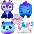 Galaxy Squishies – 4 Pack Slow Rising Scented Stress Toys