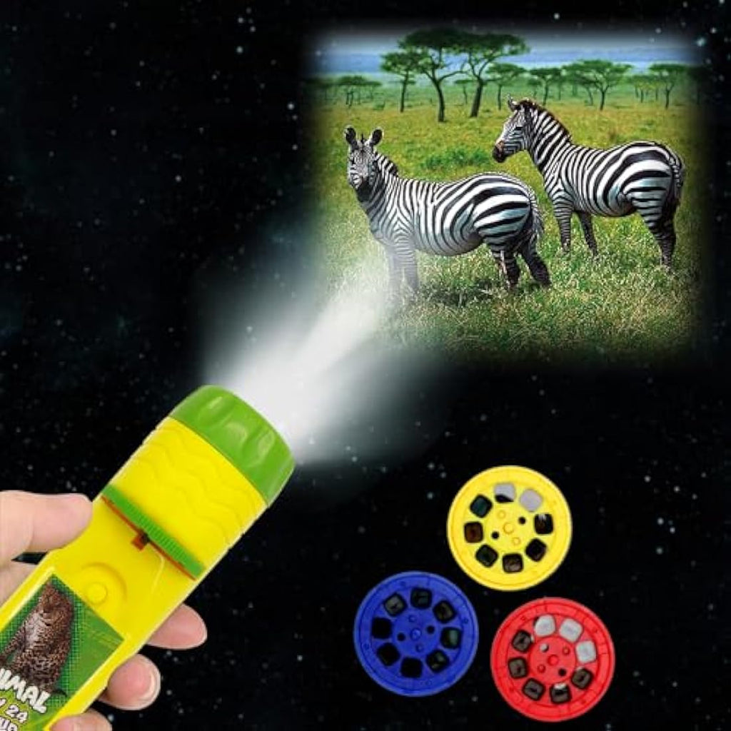 Pup Go 2-in-1 Kids Projector Torch | Dinosaur & Animal Educational Toy