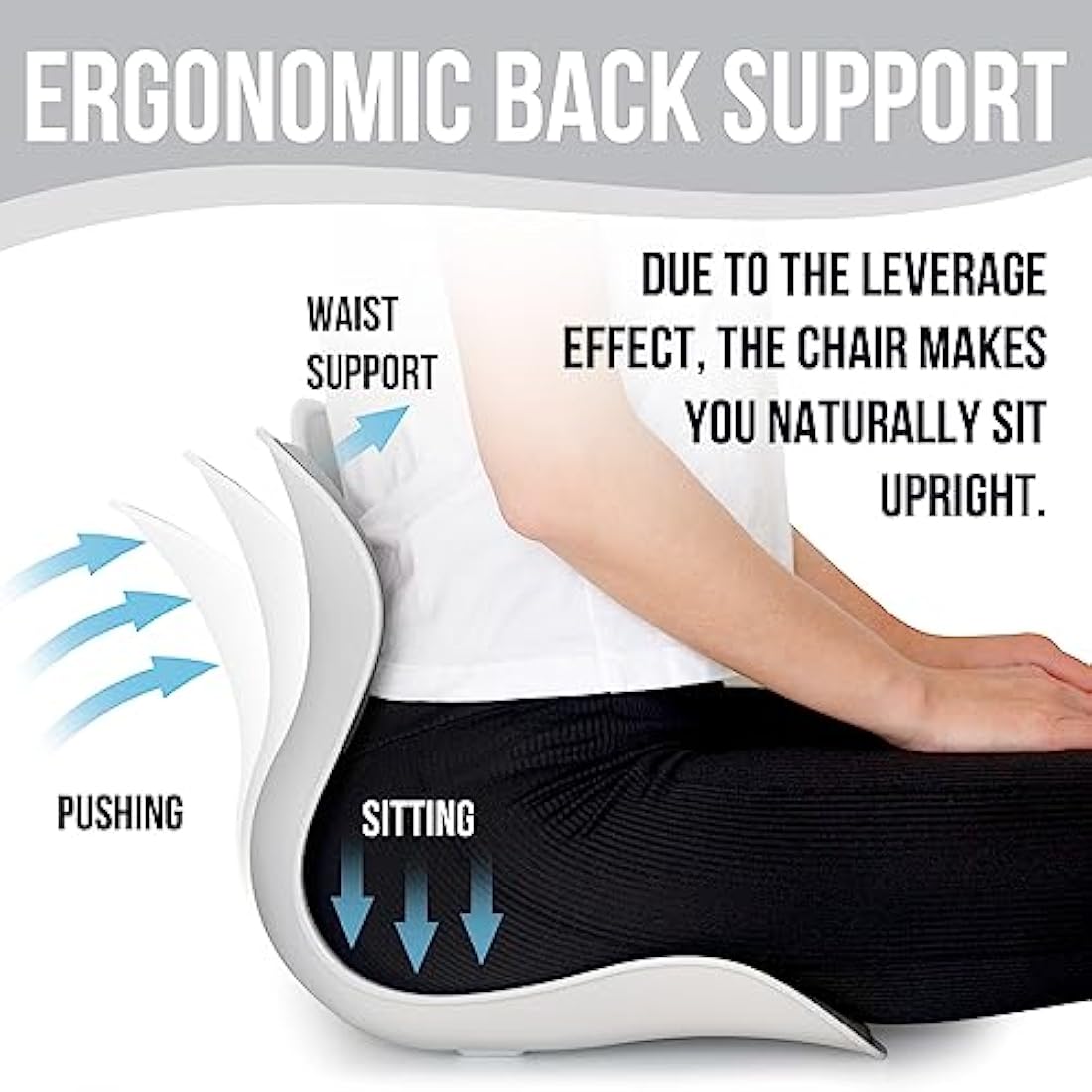 ERGONIX Lumbar Support Posture Corrector – Large Ergonomic Chair