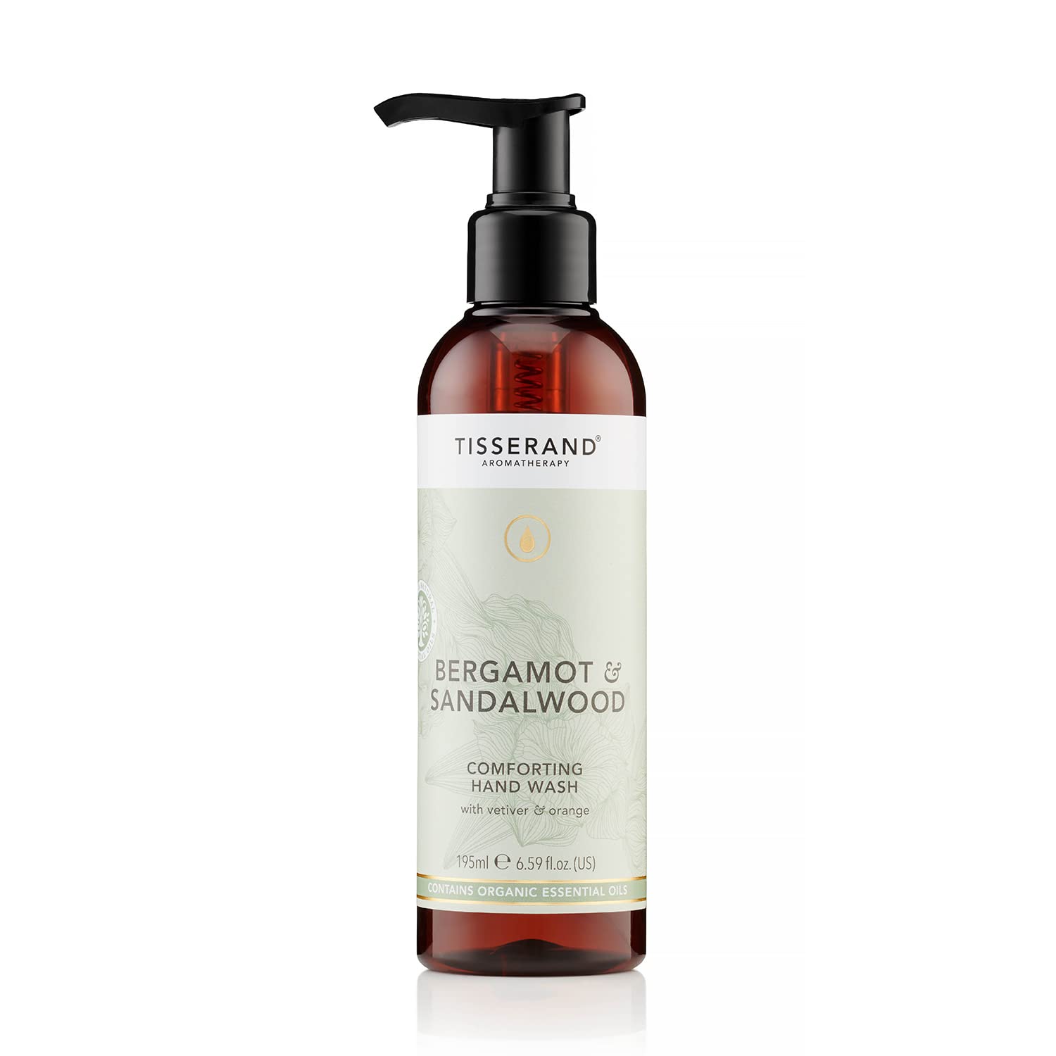 Tisserand Comforting Hand Wash - Bergamot & Sandalwood - 195ml