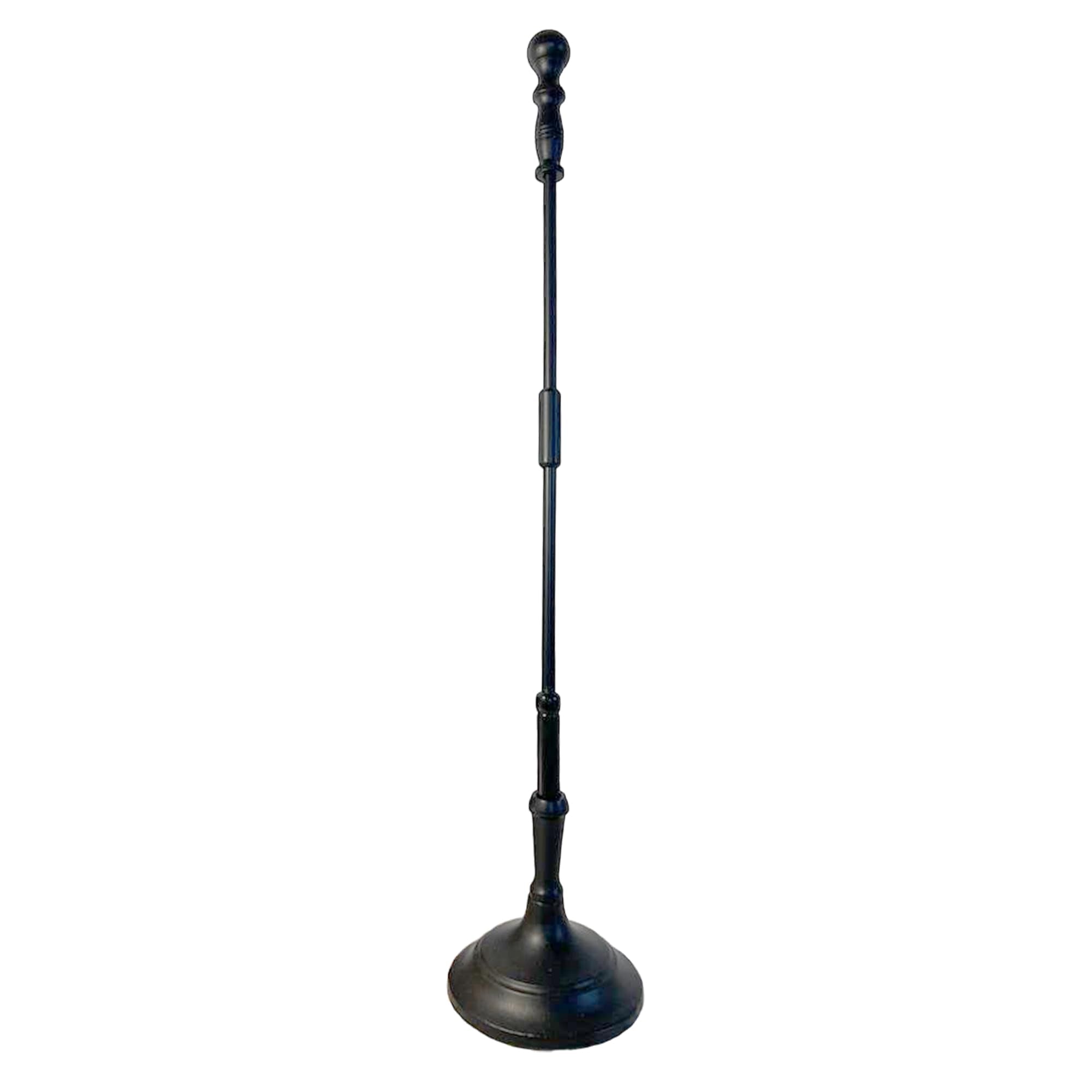 Jolof Store Hand Forged Cast Iron Fire Poker with Stand | 50cm Fire Tool