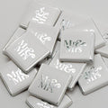 Italian Options Silver Mr & Mrs Wedding Milk Chocolates - Pack of 100