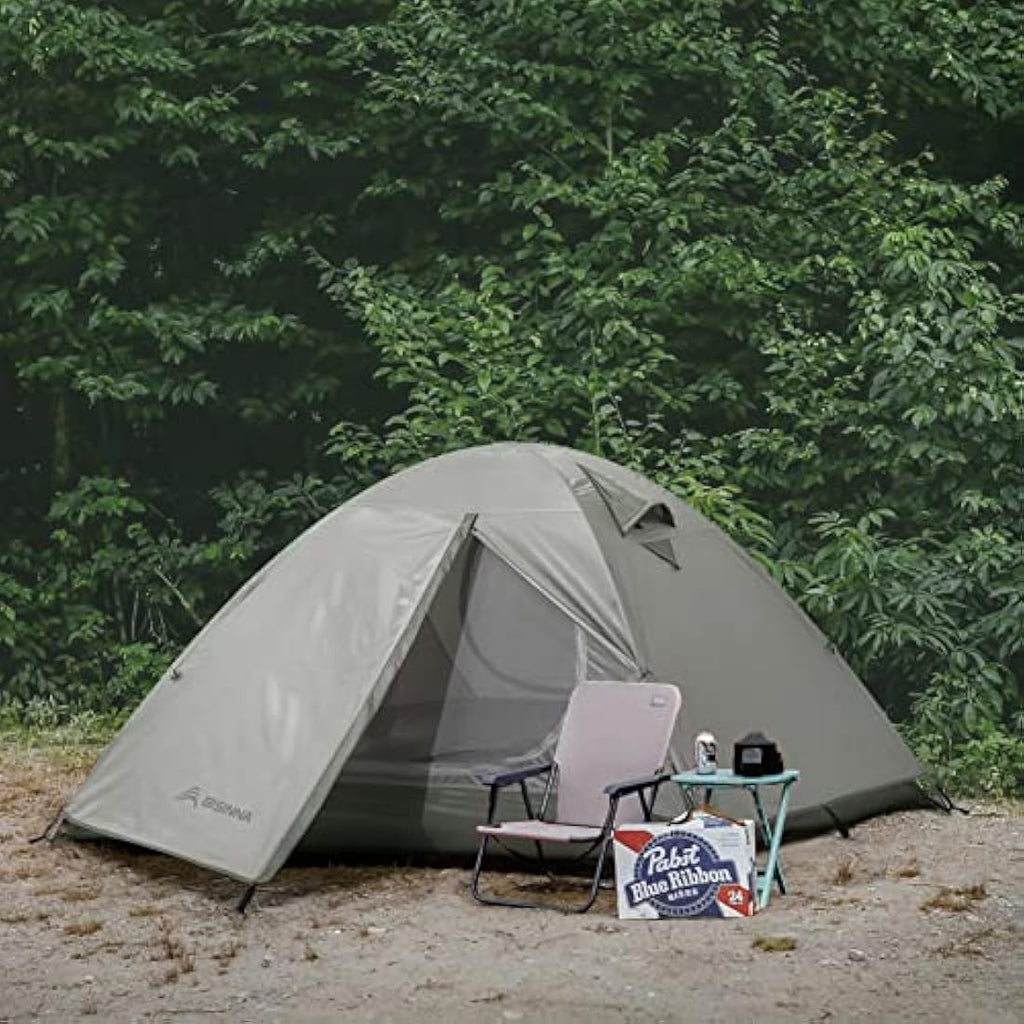 BISINNA 2-Person Backpacking Tent | Waterproof 3-Season Lightweight Tent