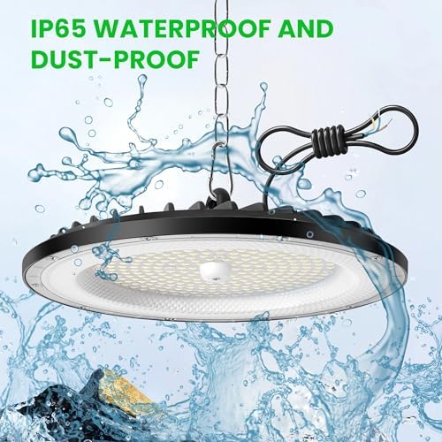 Jolof Store 150W UFO LED High Bay Light | 4-Pack 22500LM IP65 Waterproof