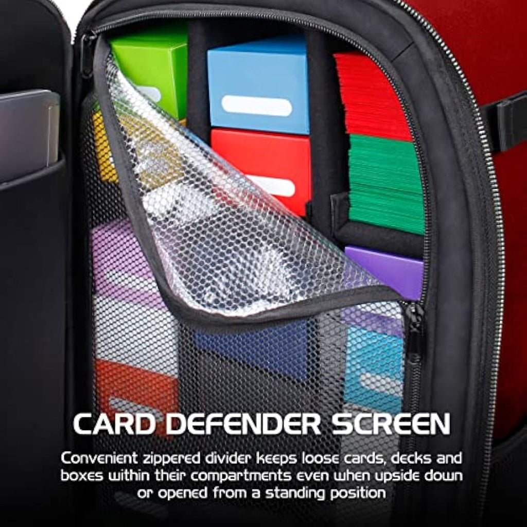 ENHANCE MTG Backpack – TCG Card Storage & Deck Box Organizer (Dragon Red)