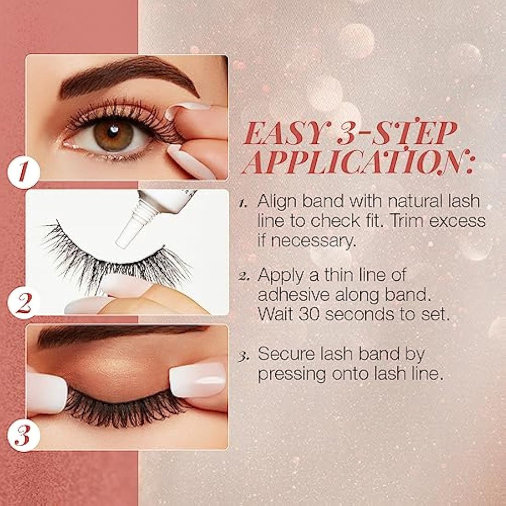 Ardell Naked Lash 422 | Natural Wispy False Eyelashes Multipack - 4 Pairs