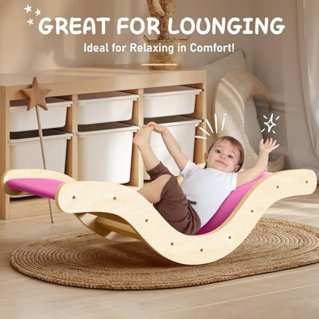 Montessori 7-in-1 Indoor Climbing Frame with Slide & Mat