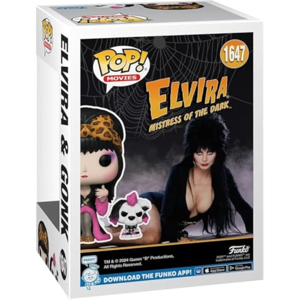 Funko Pop! Horror: Elvira & Gonk Vinyl Figure with Protector Case