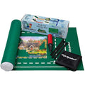 LifeStyleMall Jigsaw Puzzle Mat - 1500 Piece Portable Green Felt Roll