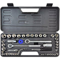 Rolson 36159 52-Piece 1/4" & 1/2" Drive Socket Set for Mechanics