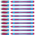 Schneider Slider Memo XB Ballpoint Pen - Pink Ink, Recycled - 10 Pack