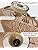 MRHYSWD Boho Rattan Flush Mount Ceiling Light – Gold Wicker Chandelier