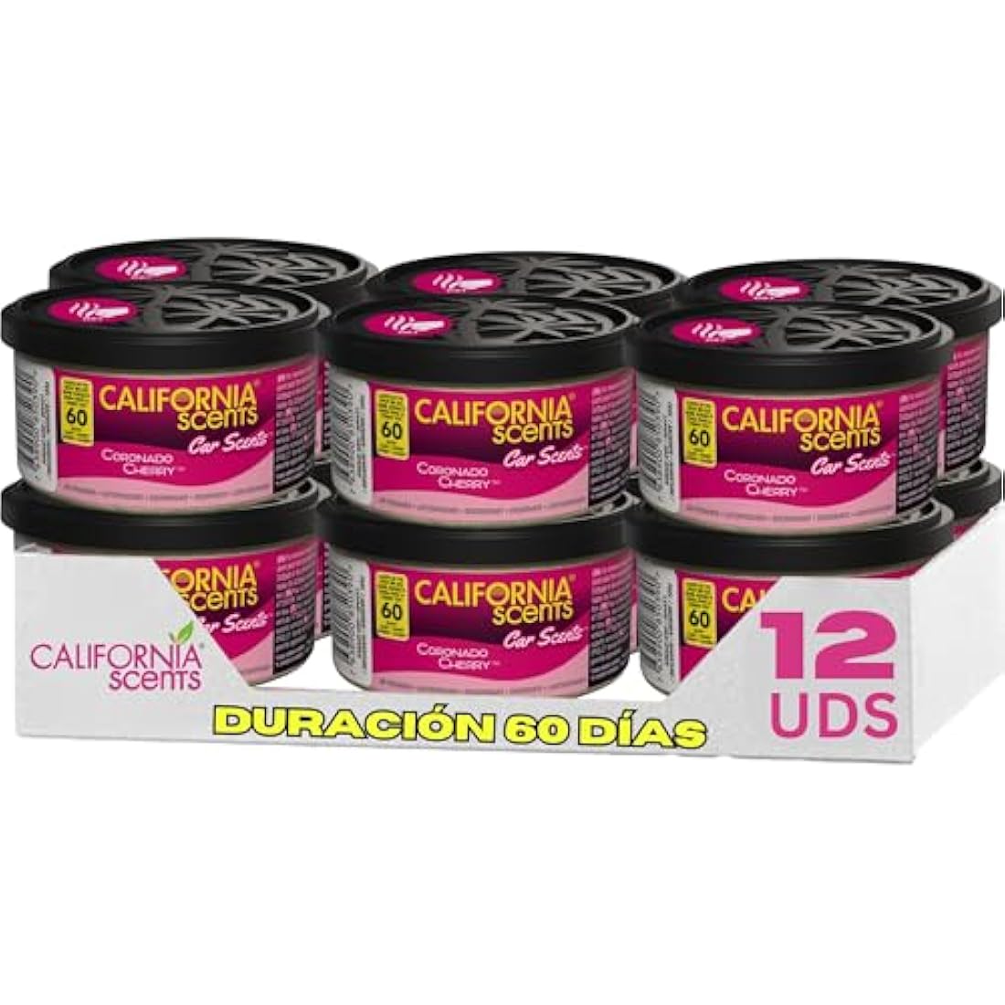 California Scents Coronado Cherry Car Air Freshener - 12 Pack Bulk Box