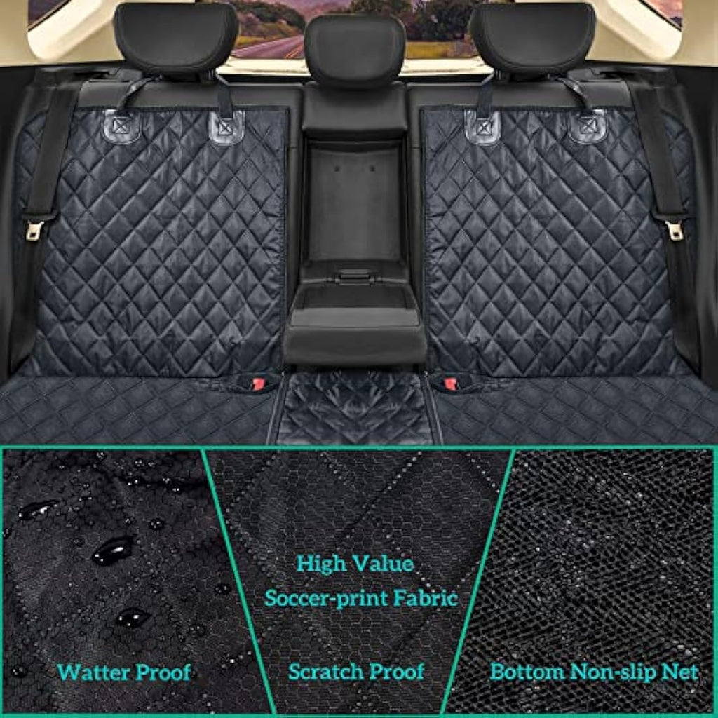 Dog Car Back Seat Cover – Waterproof Nonslip Pet Protector
