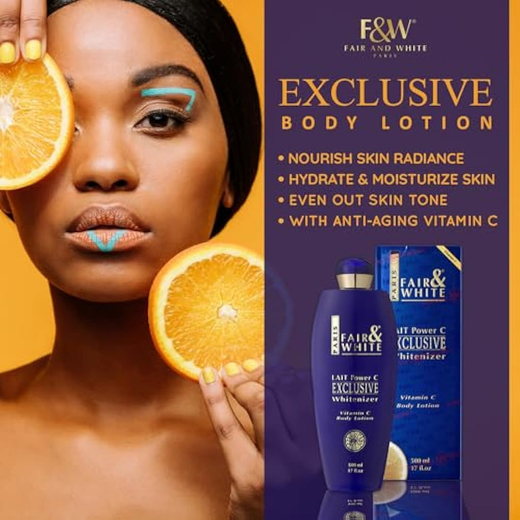 Fair and White Exclusive Vitamin C Body Lotion – Brightening 500ml